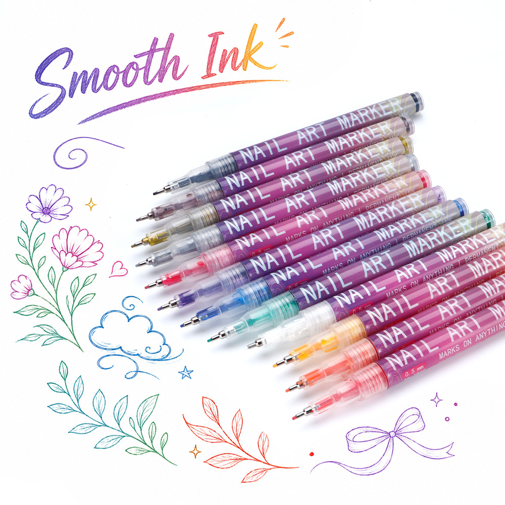 12 قطعة أقلام تحديد بخط رفيع 0 - مراجعة Copic Marker Sketch وسعره