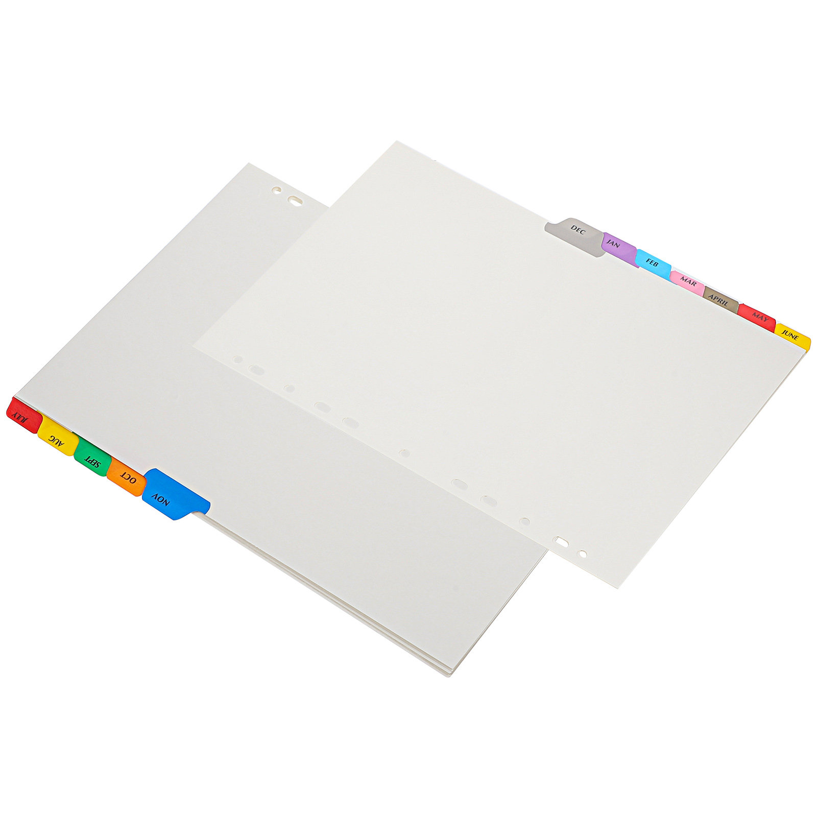 12 ورقة فواصل فهرسة مع علامات  - مراجعة Tab Divider A4 وسعره