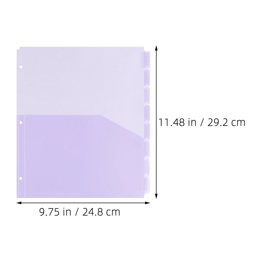 مجموعتان من فواصل الملفات البل - مراجعة Tab Divider A4 وسعره